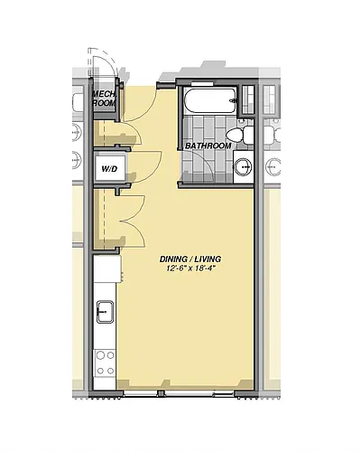 Floor plan Studio