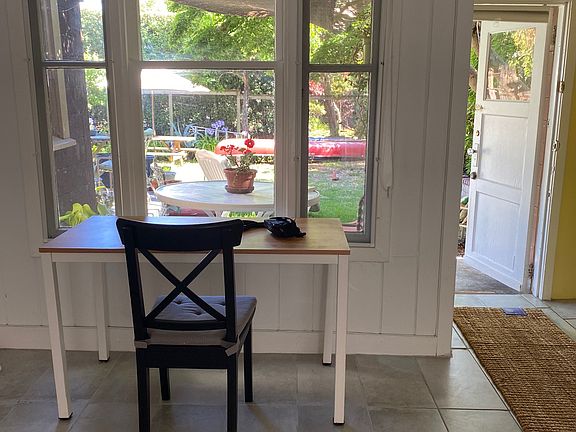 Main room with view of yard