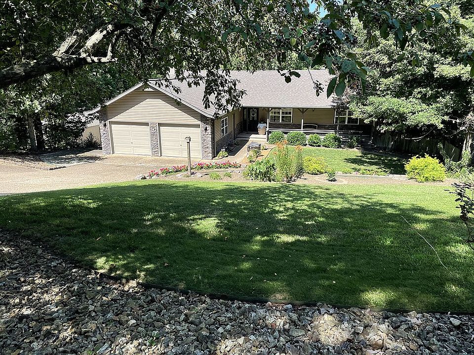 Front View of Lakefront Home