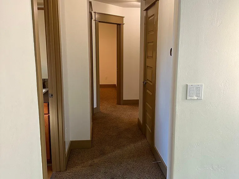 Upstairs hallway, view from master bedroom