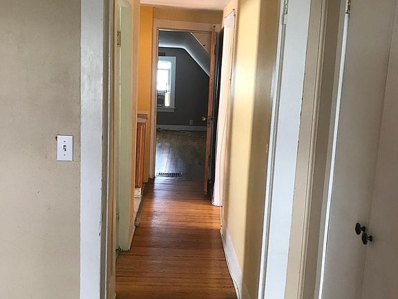 Hall to bedrooms, bath and kitchen