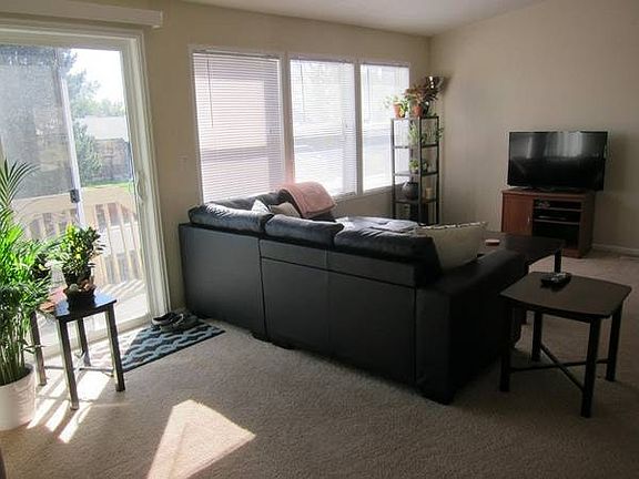 Living room and second story deck