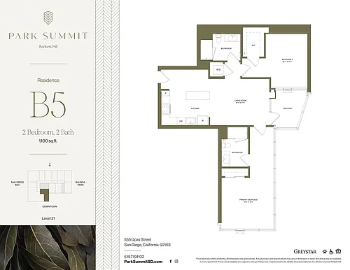 Floor plan Park summit _B5