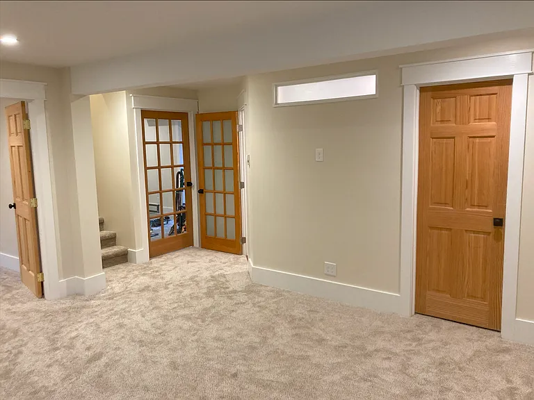 Bonus room in basement