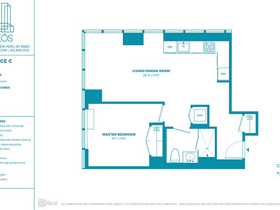 2nd image of 100 W 31st St APT 19C