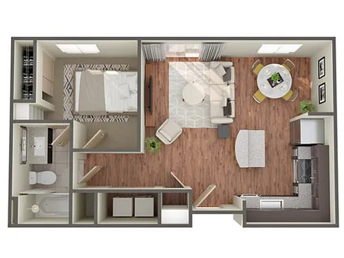 Floor plan Basebed