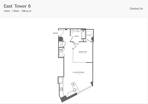 Floor plan East Tower 6