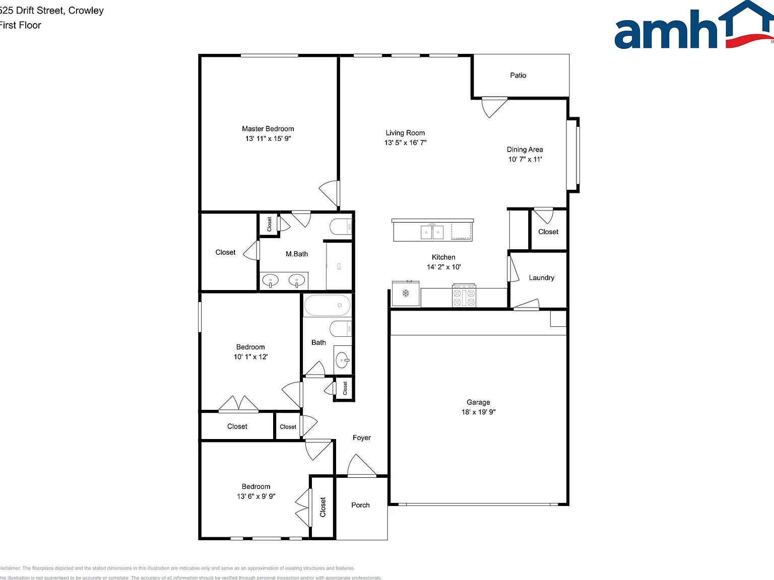 3 bed, 2.0 bath, 1490 sqft, $1,915 — Photo 2