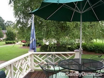 Common area and pool only steps away