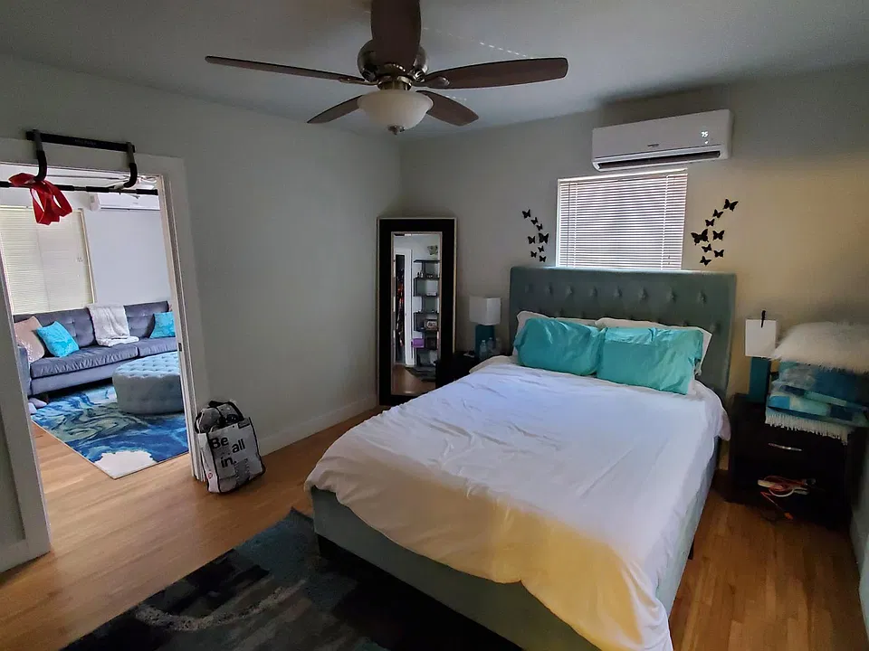Bedroom (with ceiling fan and mini-split system)