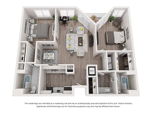 Floor plan Model B2