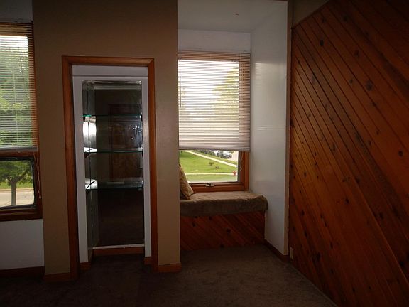 Living room with sitting/ storage area