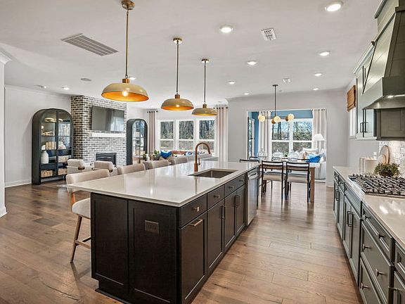 Spacious Kitchen with an Island