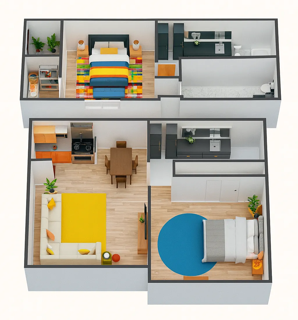 Floor plan FR Casa Adosada