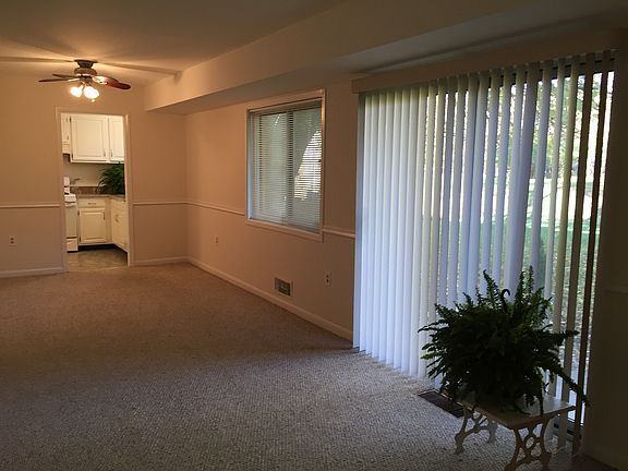 large living room/separate dining room area walkout to patio