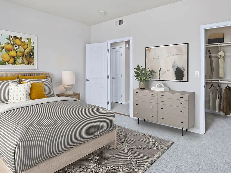 Carpeted Bedroom