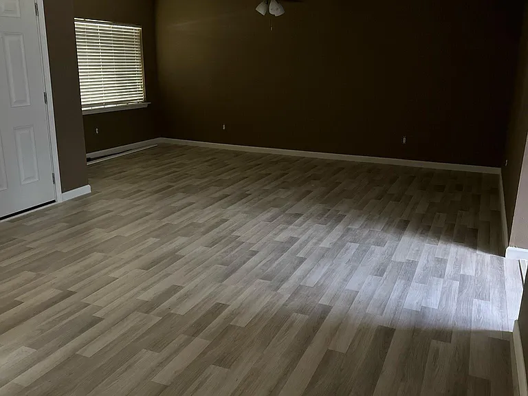 Oversized living room and/or living and dining room area.