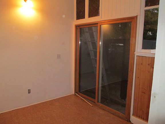 enclosed back porch