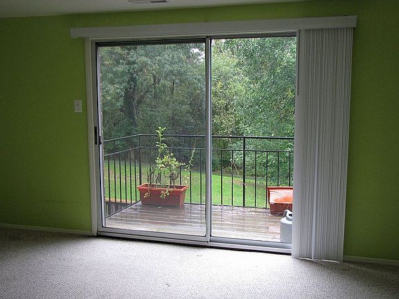 balcony overlooking woods