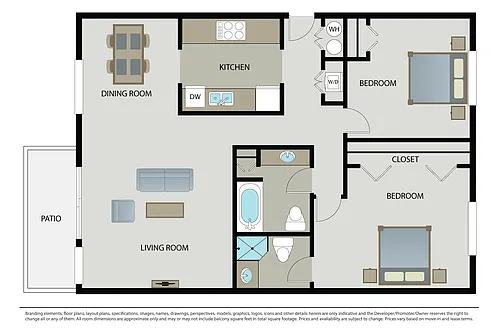 Floor plan Plan 2B