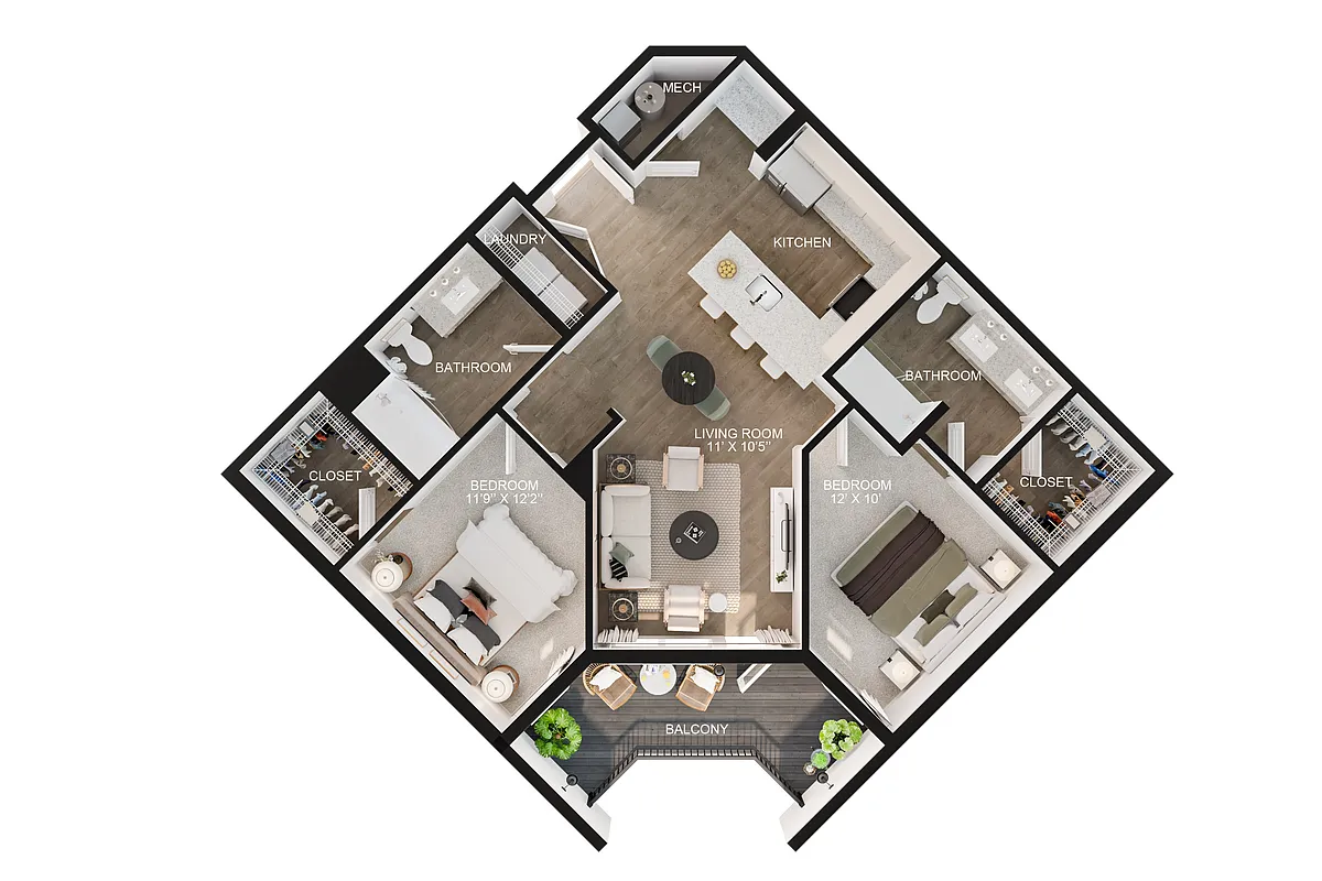 Floor plan B1