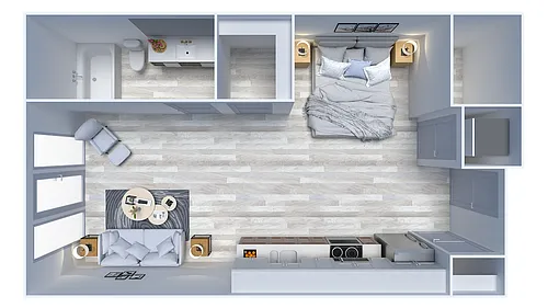 Floor plan The Bay - ST