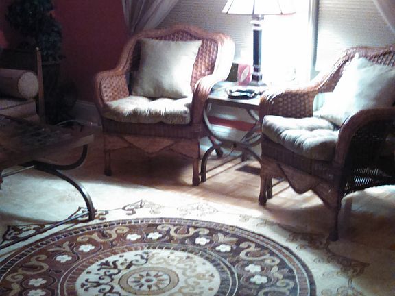 Bedroom seating area