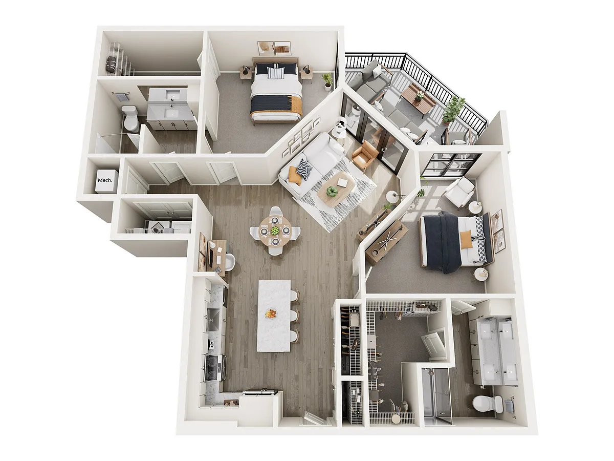 Floor plan B3