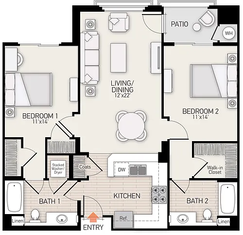 Floor plan Cambria - Plan 23