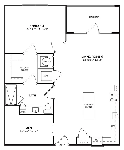 Floor plan AX7 Den