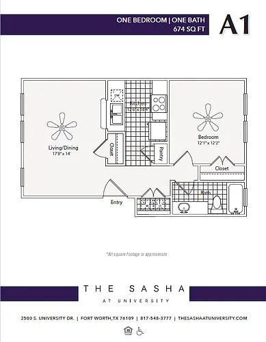 Floor plan 1X1