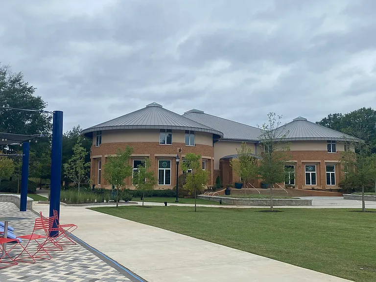 The beautiful Smyrna Public Library - 1.7 miles from home