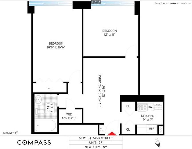 2nd image of 61 W 62nd St APT 19F