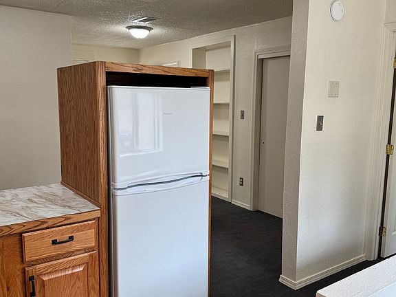 Kitchen into living area