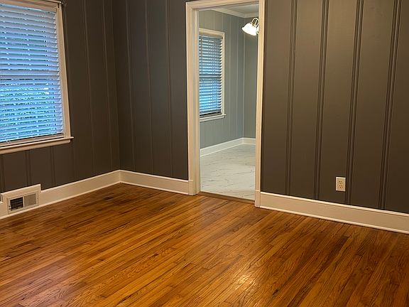 Formal dining room with beautiful beaded board