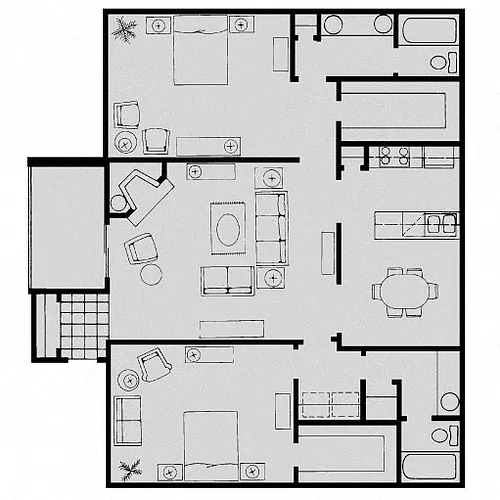 Floor plan D C