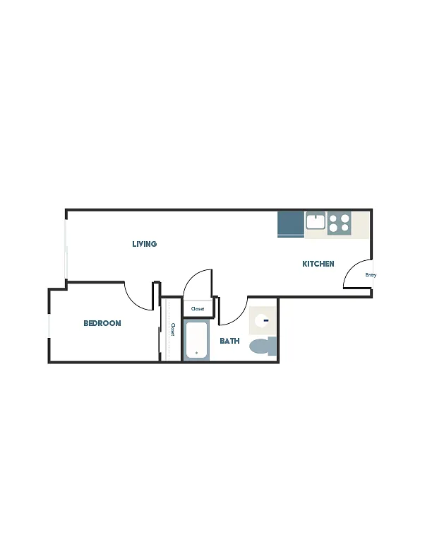Floor plan 1X1 - C8