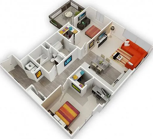 B6 floor plan 121 Tasman