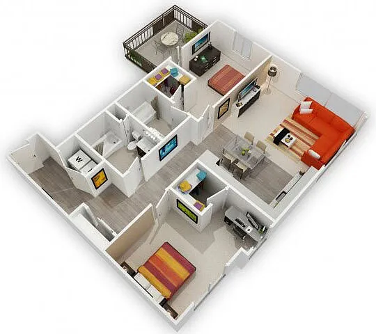 Floor plan B6