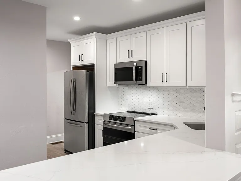 This apartment is under renovation. These pictures show the adjacent apartment, recently completed. Quality and finishes will be consistent.