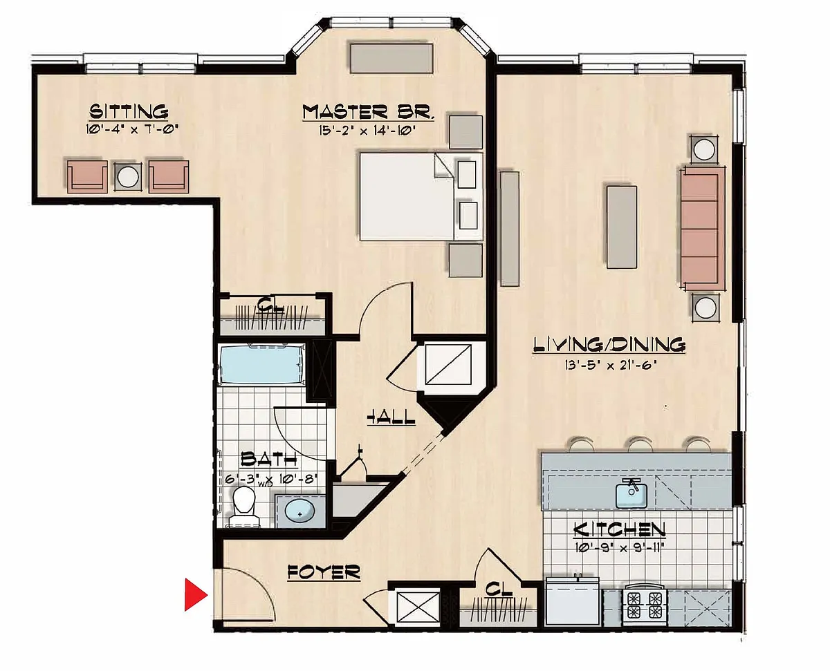 Floor plan A6