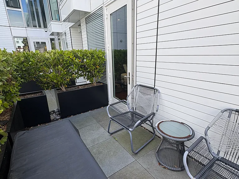 patio off bedroom