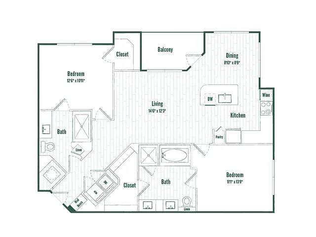 Floor plan B2a