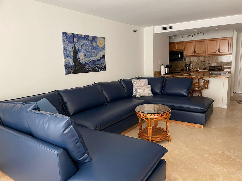 Living area - couch pulls out into a bed.