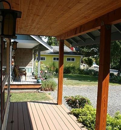 Covered porch for your enjoyment