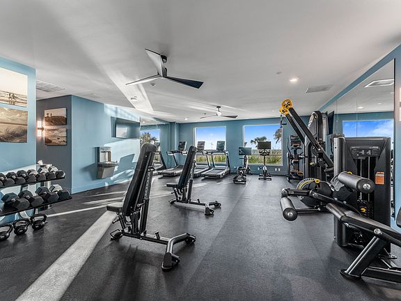 Start your day in the resident gym
