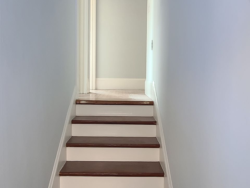 Interior stairs to top floor