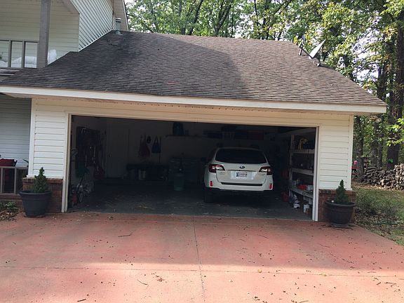 Double car garage lots shelv