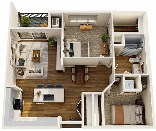 Floor plan Unit Type D1