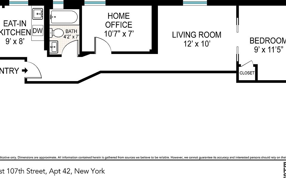1st image of 63 W 107th St APT 42